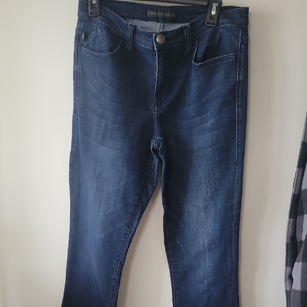 Rock & Republic Blue Skinny Jeans